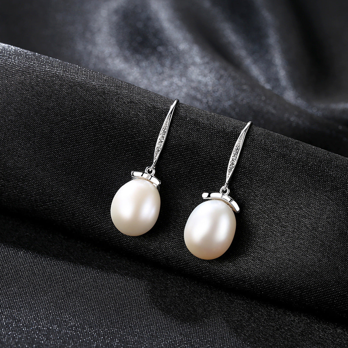 Boucles Perles Élégance – Argent Plaqué Or
