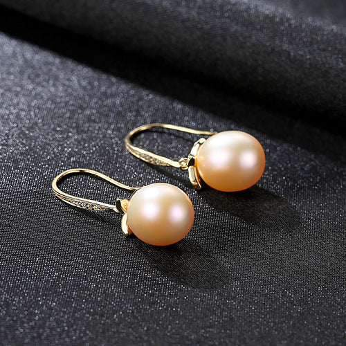 Boucles Perles Élégance – Argent Plaqué Or