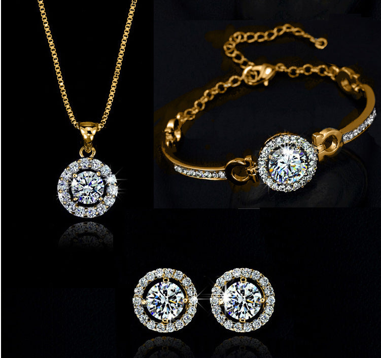 Constellation Nocturne – Parure plaqué or