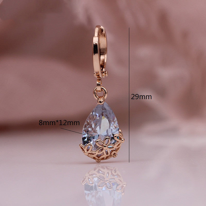 Eclat Rosé – Boucles d’Oreilles Géométriques