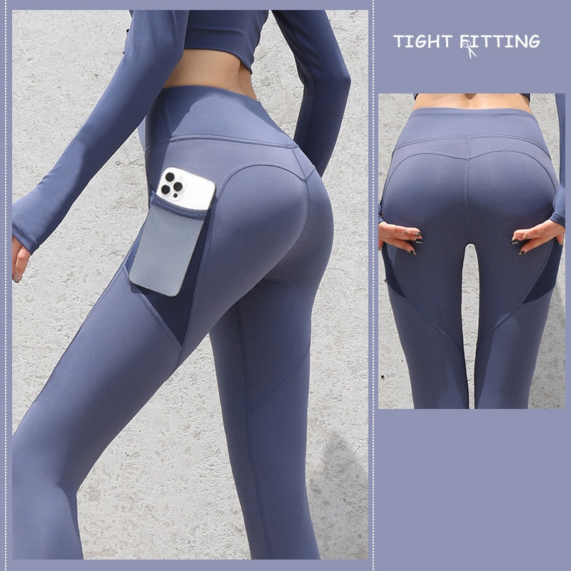 Leggings Seamless - Pantalons Push Up Taille Haute