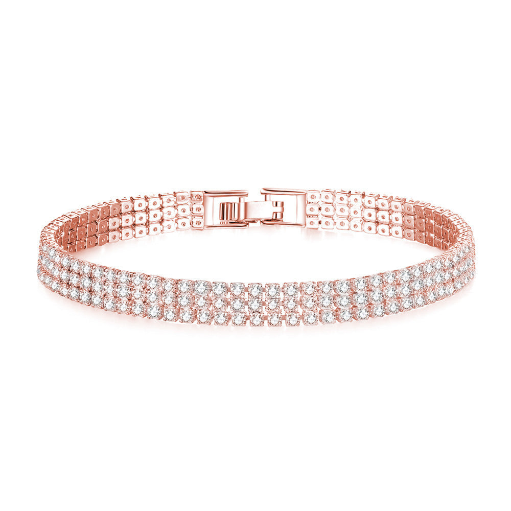 Bracelet Géométrique Astra – Finition Dorée &amp; Pierres Fines