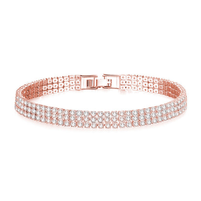 Bracelet Géométrique Astra – Finition Dorée &amp; Pierres Fines