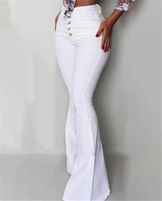 Pantalon Léa – Blanc Élégant & Estival