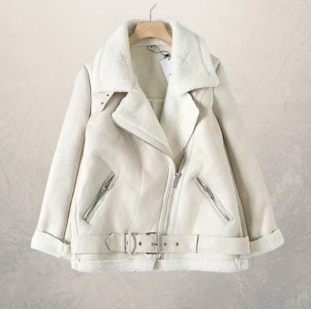 Sweat Street Polo – Blouson Simili Cuir Style Biker