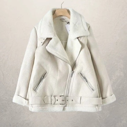 Sweat Street Polo – Blouson Simili Cuir Style Biker