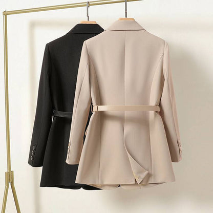 Manteau Demi-Saison Femme Élégance A-Ligne – Style Urbain et Chic