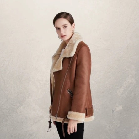Sweat Street Polo – Blouson Simili Cuir Style Biker