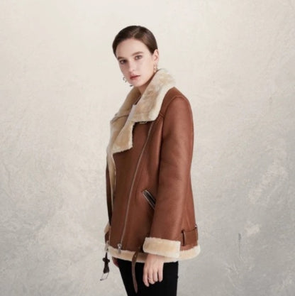 Sweat Street Polo – Blouson Simili Cuir Style Biker