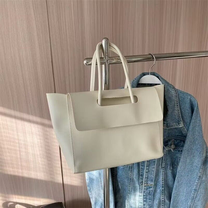 Sac à Main Rétro Élégant en Cuir Haut de Gamme