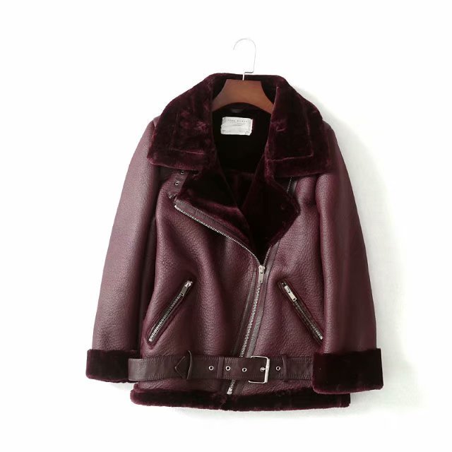 Sweat Street Polo – Blouson Simili Cuir Style Biker
