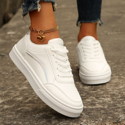 Baskets Aura – Chaussures Plates à Lacets au Style Moderne