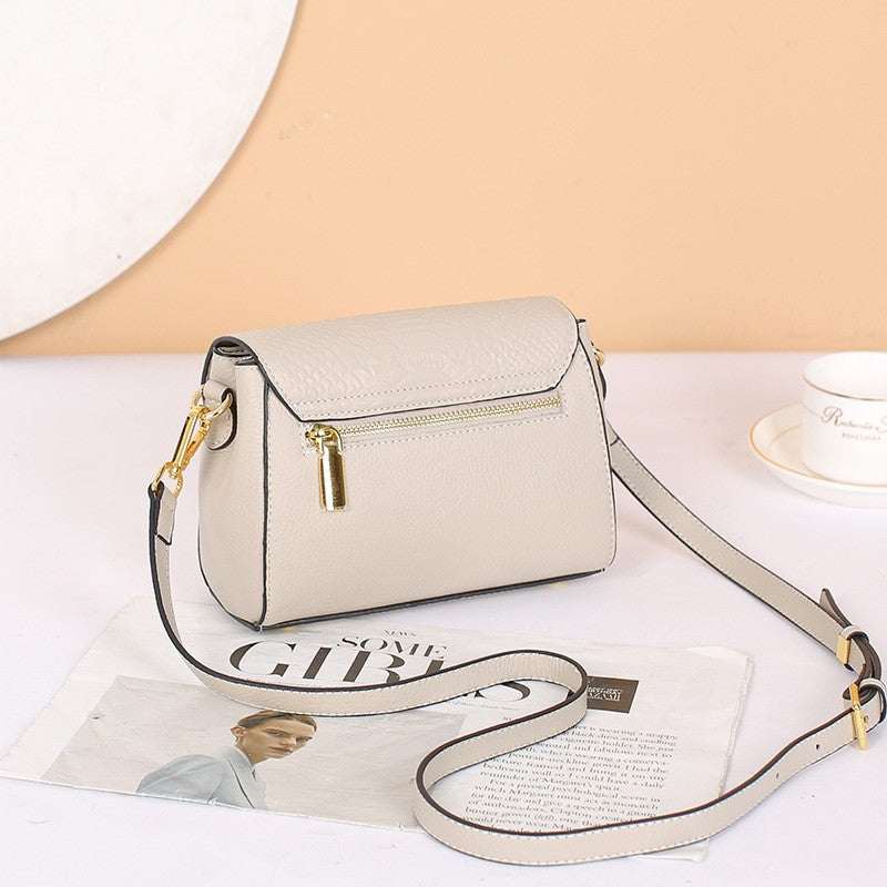 Élégance Texturée - Sac à Main Femme en Cuir Véritable