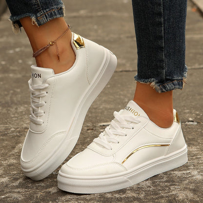 Baskets Aura – Chaussures Plates à Lacets au Style Moderne